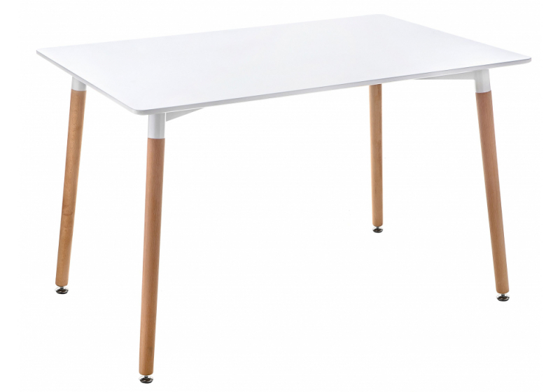 Стол деревянный Table 110 white / wood (70x73). 