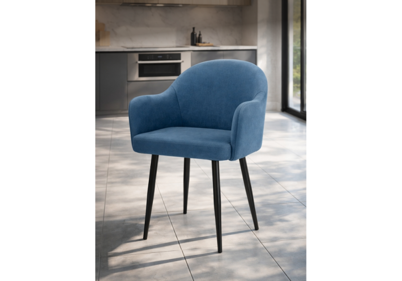 Стул на металлокаркасе Морено marseille 30 / черный (58x56x83)