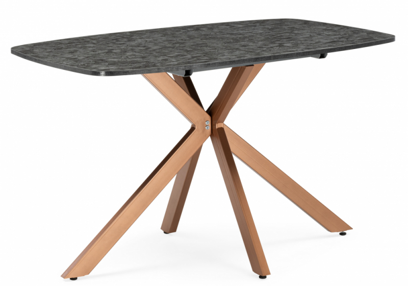 Стол деревянный Кортез 116(160)x77 раздвижной малави / медь (77x77). 