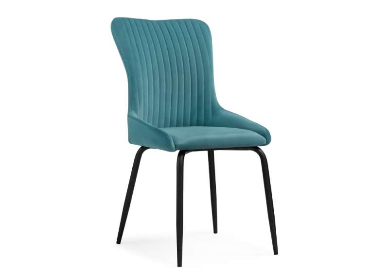 Стул на металлокаркасе Lado green / black (47x51x90). 